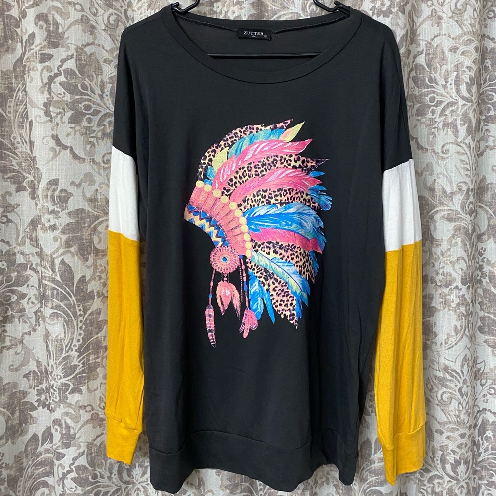 Soft long sleeved tee! New without tag!